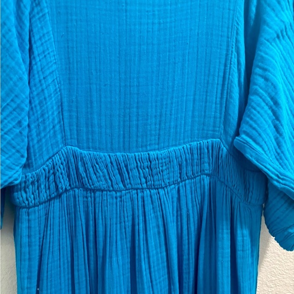 NWT Michael Stars Felicity Gauze Maxi Dress in Blue, Size XS - Picture 11 of 11